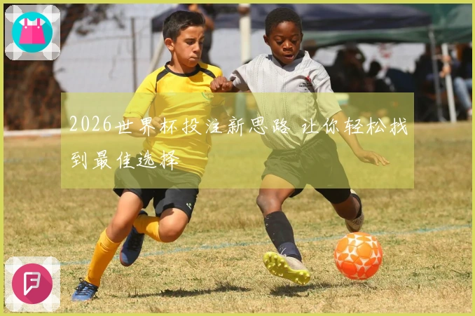 2026世界杯投注新思路 让你轻松找到最佳选择